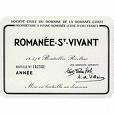 2017 Domaine de la Romanee Conti Romanee St. Vivant Grand Cru - click image for full description