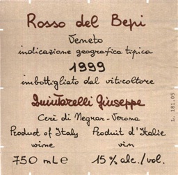 2010 Quintarelli Rosso del Bepi MAGNUM - click image for full description