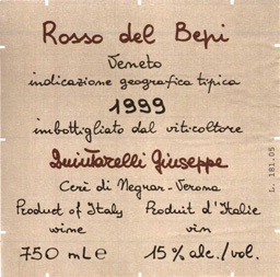 2008 Quintarelli Rosso Del Bepi image