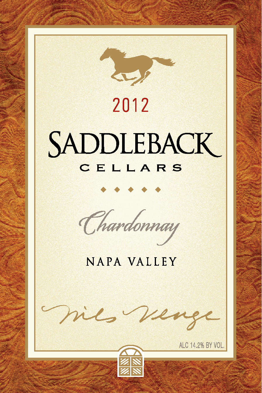 2012 Saddleback Cellars Chardonnay Napa - click image for full description