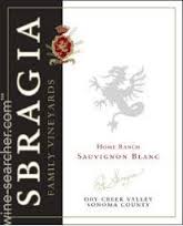 2012 Sbragia Sauvignon Blanc Sonoma - click image for full description