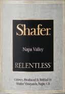 2012 Shafer Syrah Relentless Napa image