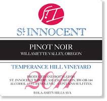 2012 St Innocent Pinot Noir Temperance Hill Eola Amity Hills - click image for full description