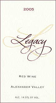 2005 Stonestreet Legacy Red Blend Alexander Valley image