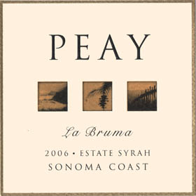 2017 Peay Syrah La Bruma Sonoma Coast - click image for full description