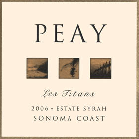 2019 Peay Vineyards Titans Estate Syrah, Sonoma Coast, USA - click image for full description