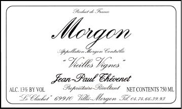 2012 Thevenet Morgon Vielle Vignes MAGNUM - click image for full description