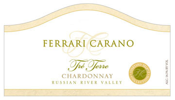 2021 Ferrari-Carano Tre Terre Chardonnay, Russian River Valley - click image for full description