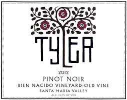2012 Tyler Pinot Noir Old Vines Bien Nacido Santa Maria - click image for full description