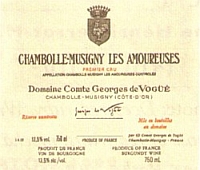 2001 Compte de Vogue Chambolle Musigny 1er Cru image