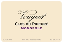 2017 Domaine de La Vougeraie Vougeot Clos Prieure Rouge - click image for full description