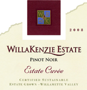 2016 Willakenzie Pinot Noir Willamette Valley - click image for full description