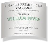 2019 William Fevre Chablis Vaillons 1er Cru - click image for full description