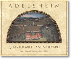 2008 Adelsheim Pinot Noir Quarter Mile Lane 750ml image
