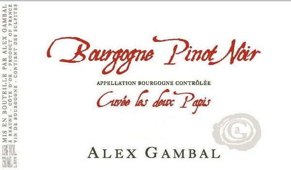 2018 Alex Gambal Bourgogne Pinot Noir Cuvée les Deux Papis image