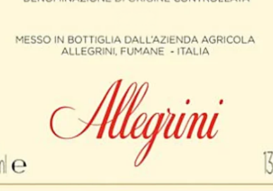 2022 Allegrini Valpolicella DOC, Italy - click image for full description