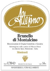 2015 Altesino Brunello di Montalcino Montosoli - click image for full description