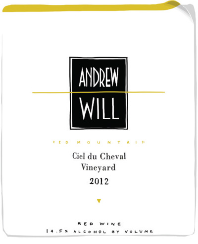 2014 Andrew Will Cabernet Sauvignon Ciel Du Cheval Washington - click image for full description