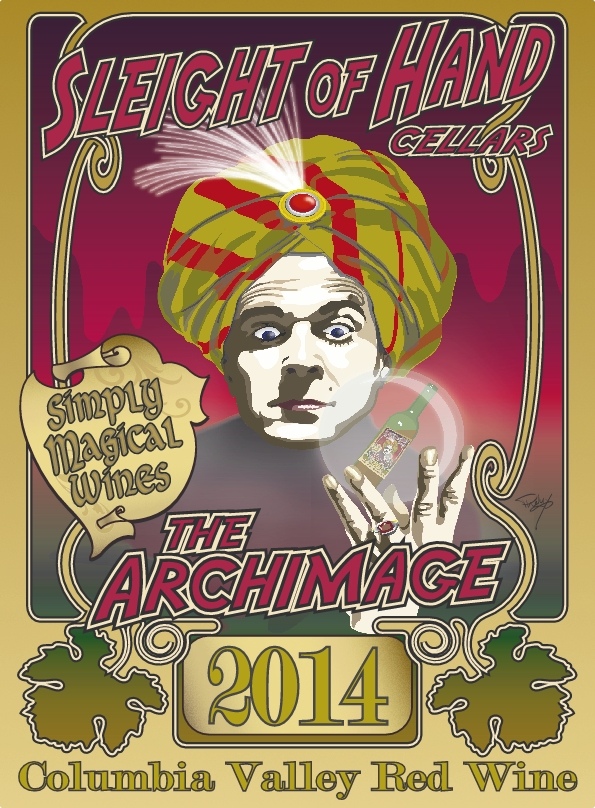 2014 Sleight of Hand Archimage Red Blend image