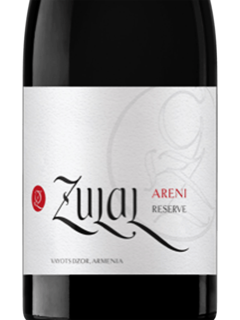 2018 Zulal Vayots Dzor Areni Reserve Red Wine Armenia - click image for full description