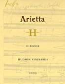2014 Arietta H Block Hudson Vineyards Napa - click image for full description