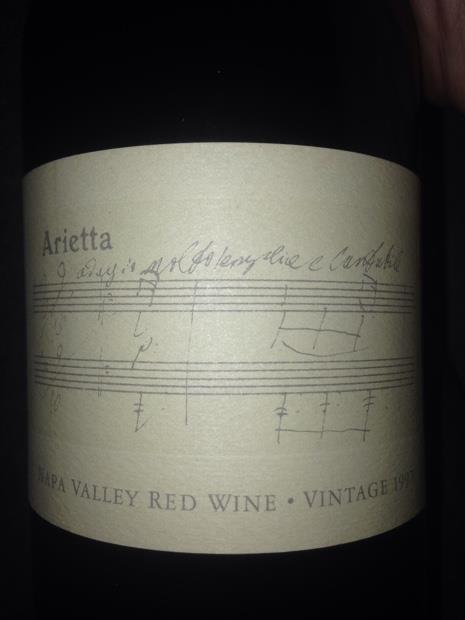 1999 Arietta Red Wine Napa Valley image