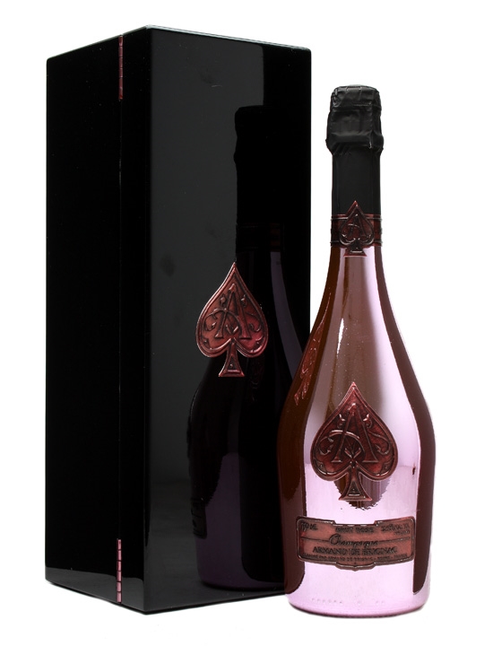 NV Armand De Brignac Rose Brut Champagne Ace of Spades - click image for full description