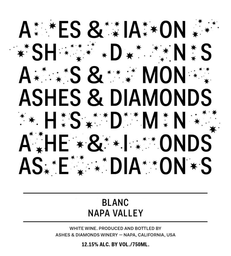 2018 Ashes and Diamonds Blanc No. 4 Napa Valley image