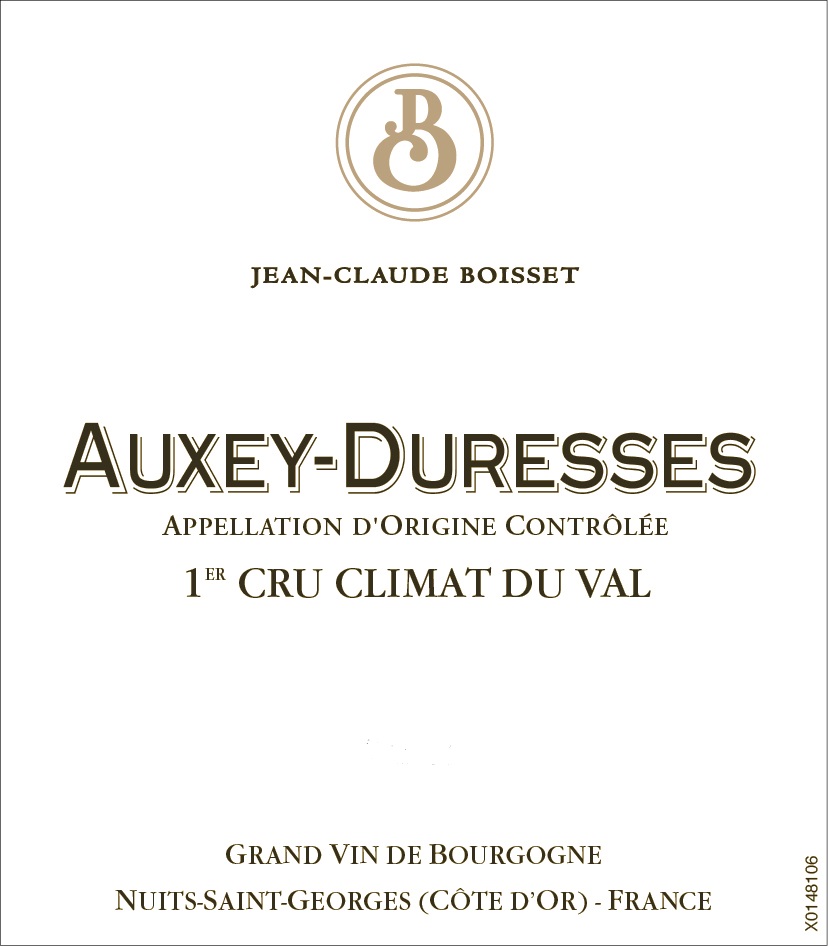 2016 JC Boisset Auxey Duresses 1er Cru Le Climat du Val - click image for full description