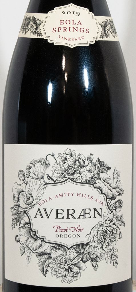 2019 Averaen 'Eola Springs Vineyard' Pinot Noir Eola-Amity Hills image