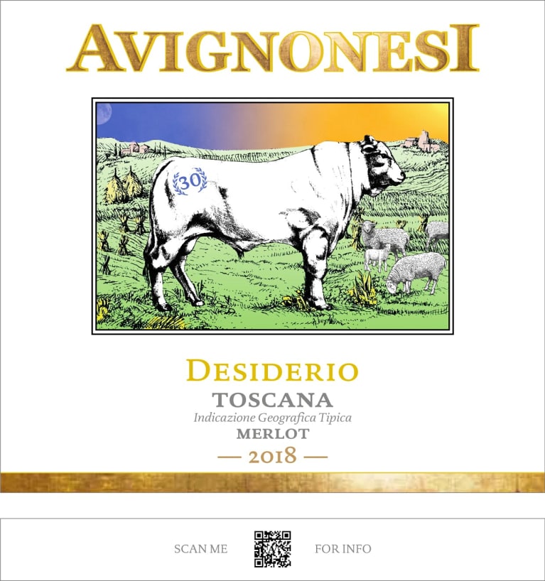 2018 Avignonesi Desiderio Merlot Tuscana IGT image