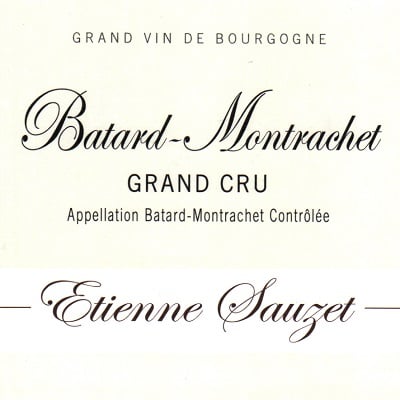 2023 Etienne Sauzet Batard Montrachet Grand Cru Cote de Beaune, France - click image for full description