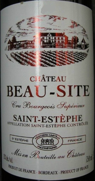 2017 Chateau Beau-Site St Estephe image