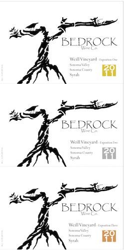 2011 Bedrock Wine Co. Weill Vineyard Exposition Syrah Sonoma Valley (three bottle set) image