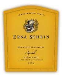 2005 Behrens Family Winery Erna Schein Alder Springs Vineyard Homage to Ed Oliveira Syrah image