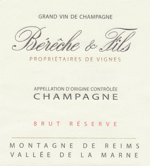 NV Bereche et Fils Champagne Brut Reserve image