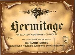 1999 Bernard Faurie Hermitage Rouge image