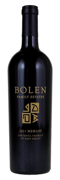 2011 Bolen Family Estates Merlot Oak Knoll District - click image for full description