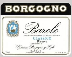 1997 Giacomo Borgogno & Figli Barolo Classico Riserva image