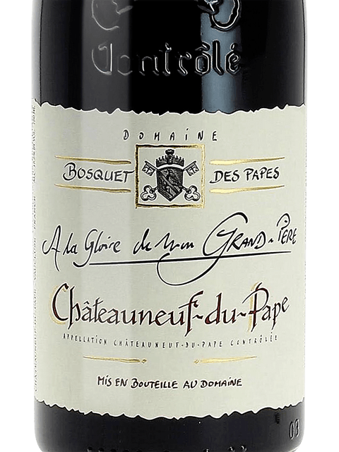 2007 Domaine Bosquet des Papes Chateauneuf-du-Pape A la Gloire de Mon Grand-Pere image