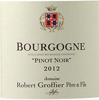 2012 Domaine Robert Groffier Bourgogne Rouge - click image for full description