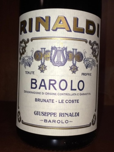 2003 Giuseppe Rinaldi Brunate Le Coste Barolo - click image for full description