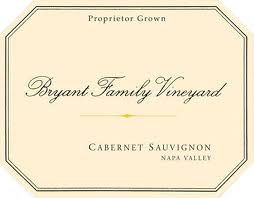 2015 Bryant Family Cabernet Sauvignon Napa - click image for full description