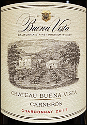 2017 Buena Vista Chardonnay Chateau Buena Vista Carneros - click image for full description