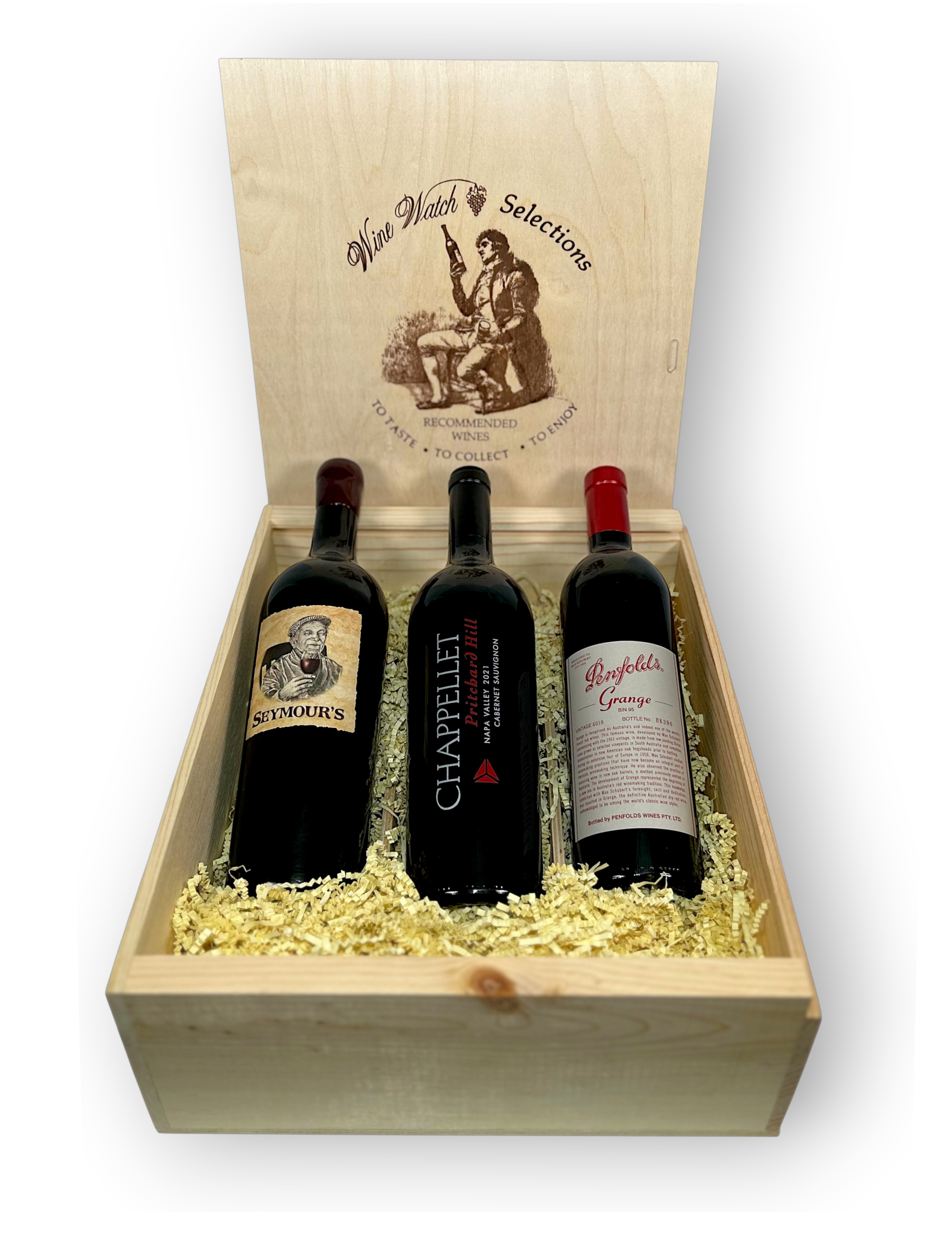 Near perfection Three 99 Point Reds #25C3 - click image for full description