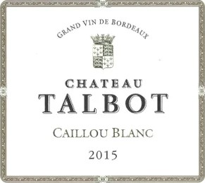 2018 Chateau Talbot Caillou Blanc Bordeaux - click image for full description