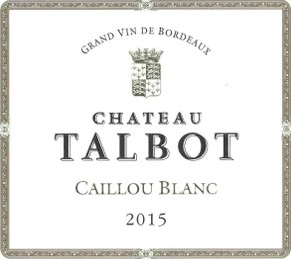 2022 Chateau Talbot Caillou Blanc Bordeaux - click image for full description