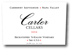 2014 Carter Cellars Beckstoffer To Kalon Vineyard The G.T.O Cabernet Sauvignon Napa Valley image