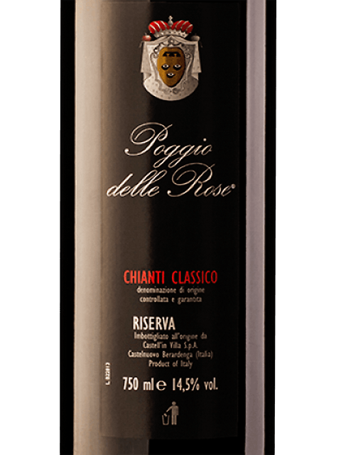 1997 Castell'in Villa 'Poggio delle Rose' Chianti Classico Riserva image