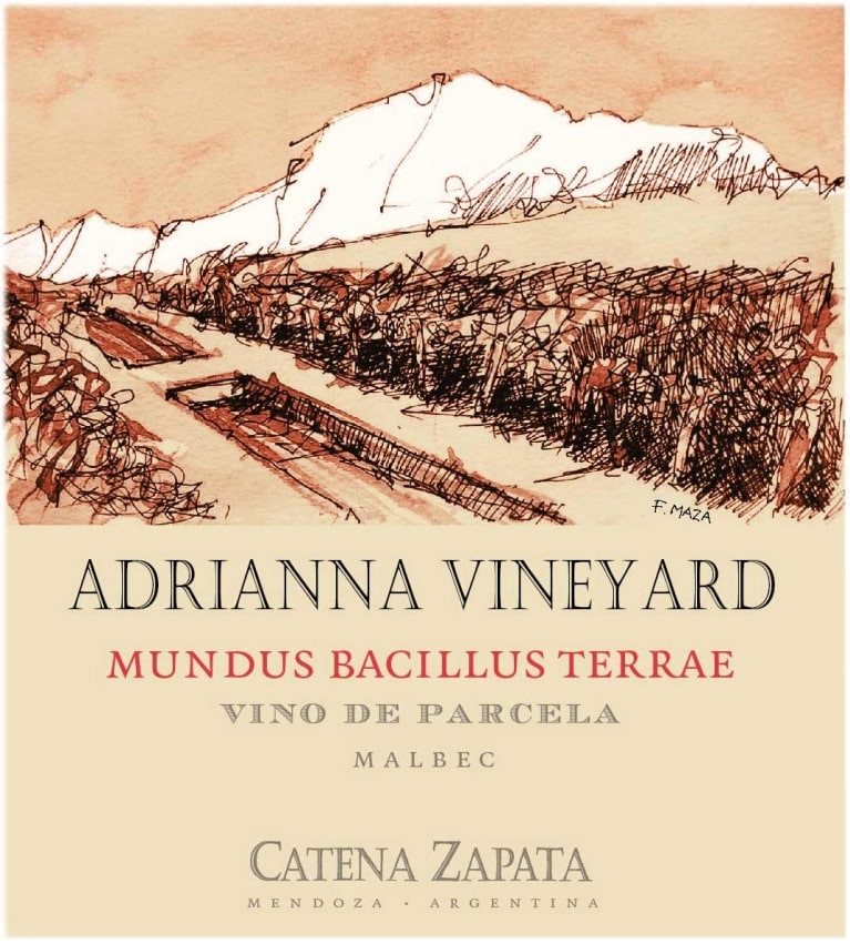 2018 Nicolas Catena Zapata Adrianna Mundus Bacillus Terrae Malbec Mendoza - click image for full description